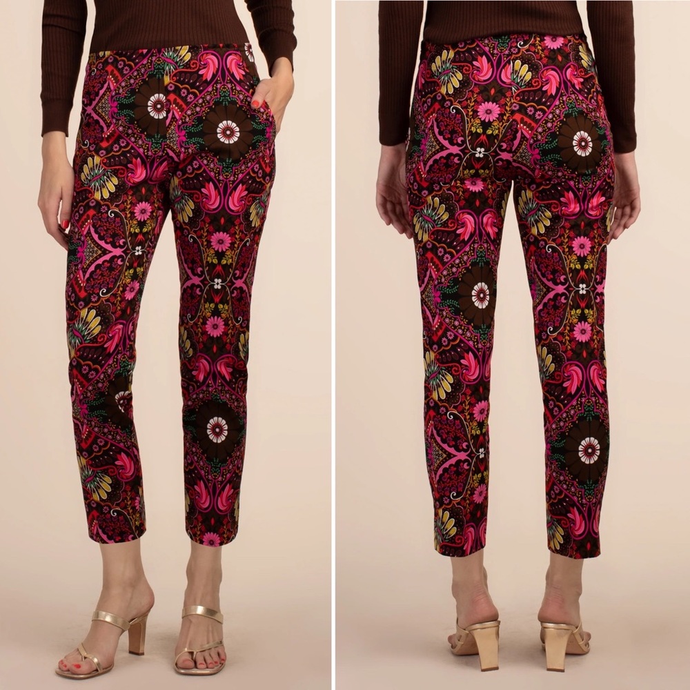 Trina Turk Inspiring Pant in Multicolor Black